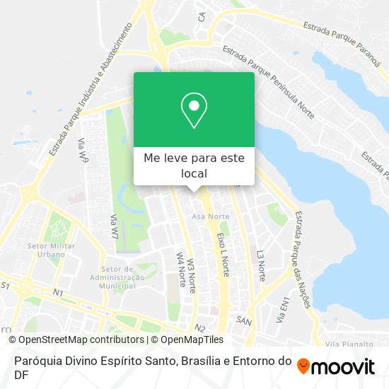 Paróquia Divino Espírito Santo mapa