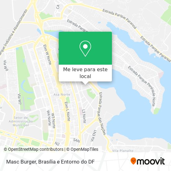 Masc Burger mapa