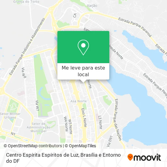 Centro Espírita Espíritos de Luz mapa