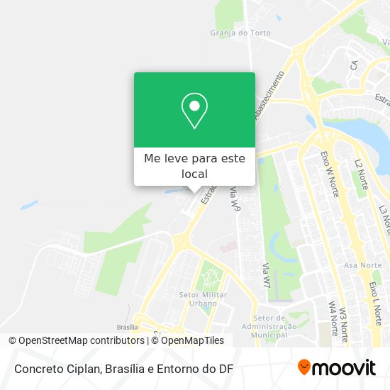 Concreto Ciplan mapa
