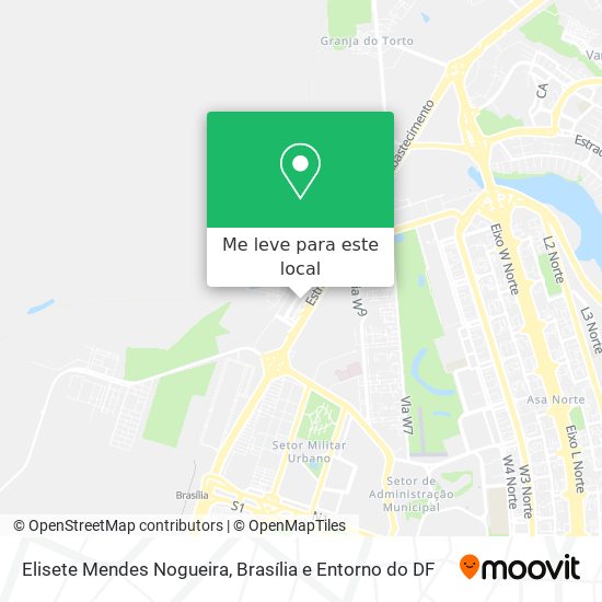 Elisete Mendes Nogueira mapa