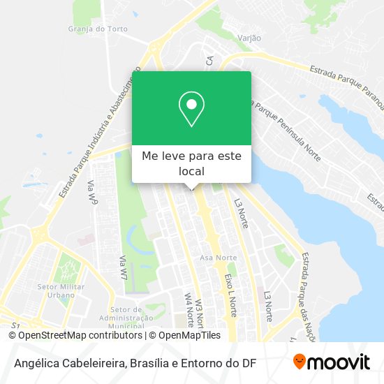 Angélica Cabeleireira mapa