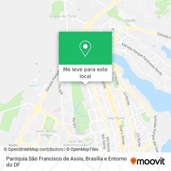 Paróquia São Francisco de Assis mapa