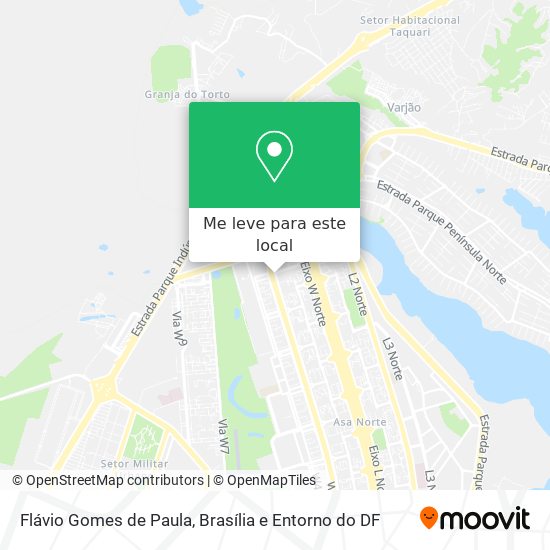 Flávio Gomes de Paula mapa