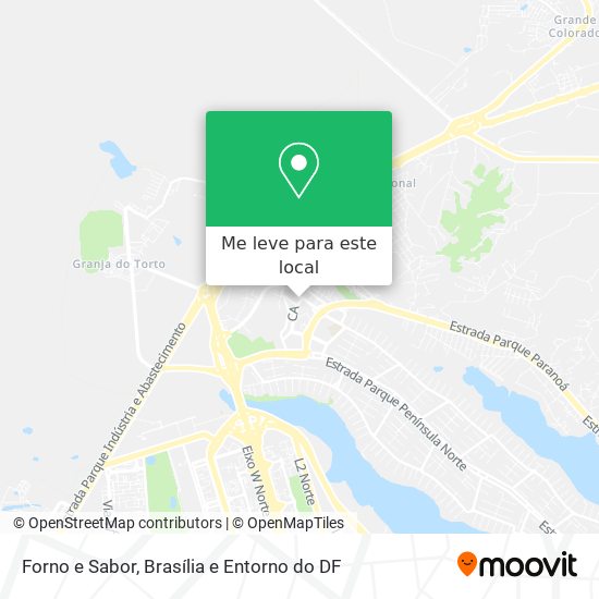 Forno e Sabor mapa