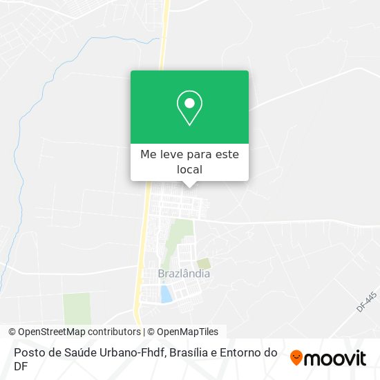 Posto de Saúde Urbano-Fhdf mapa