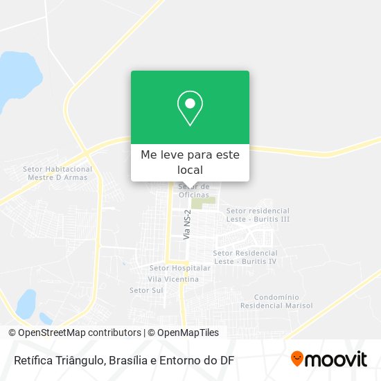 Retífica Triângulo mapa