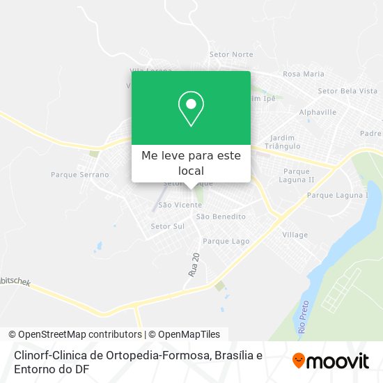 Clinorf-Clinica de Ortopedia-Formosa mapa