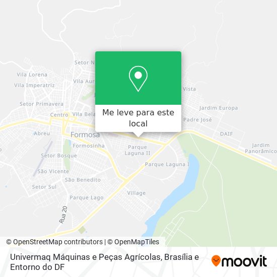 Univermaq Máquinas e Peças Agrícolas mapa