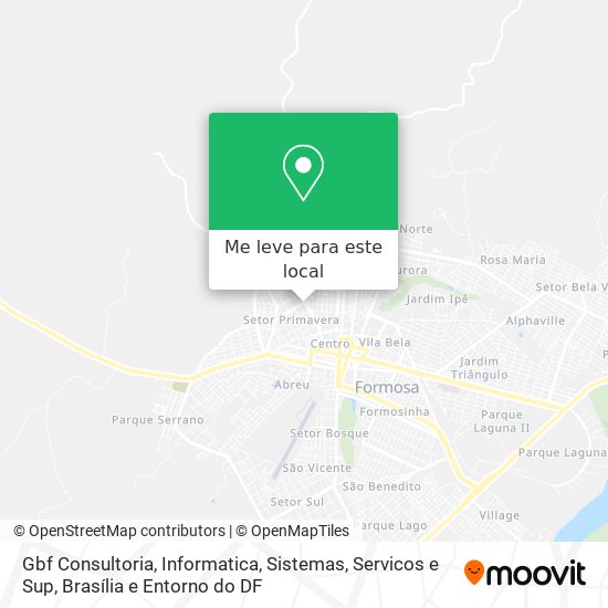 Gbf Consultoria, Informatica, Sistemas, Servicos e Sup mapa