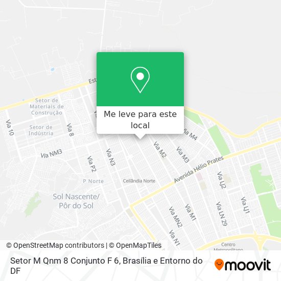 Setor M Qnm 8 Conjunto F 6 mapa