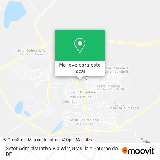 Setor Administrativo Via Wl 2 mapa