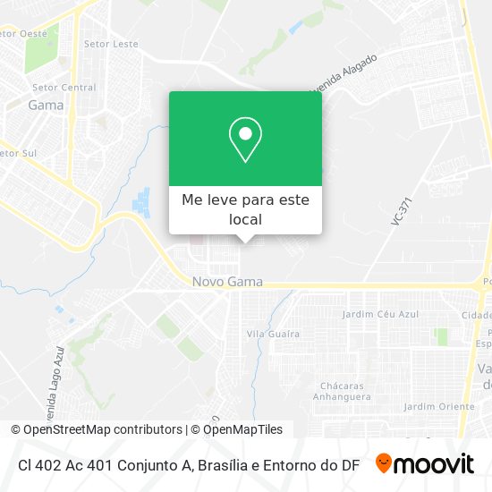 Cl 402 Ac 401 Conjunto A mapa