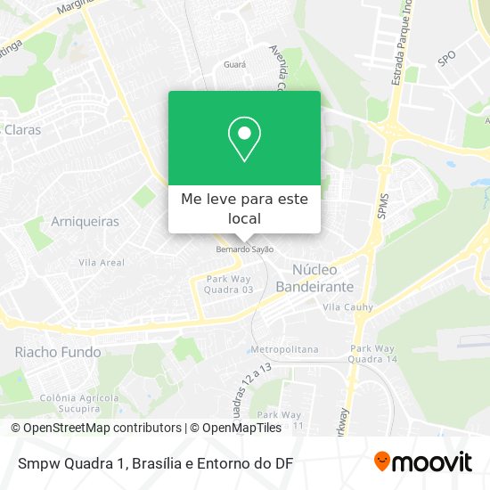 Smpw Quadra 1 mapa