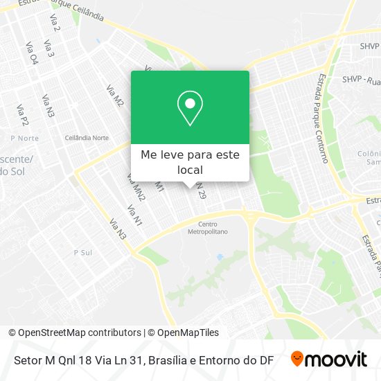 Setor M Qnl 18 Via Ln 31 mapa
