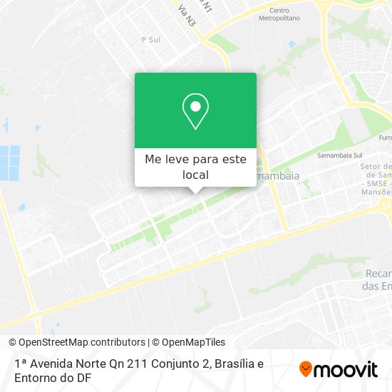 1ª Avenida Norte Qn 211 Conjunto 2 mapa