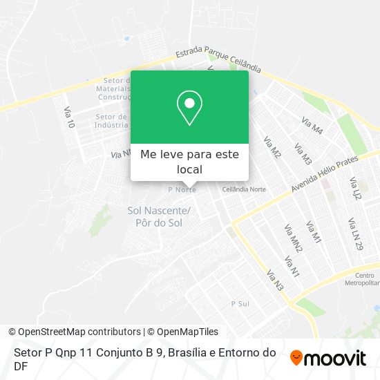Setor P Qnp 11 Conjunto B 9 mapa