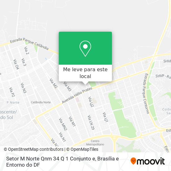 Setor M Norte Qnm 34 Q 1 Conjunto e mapa