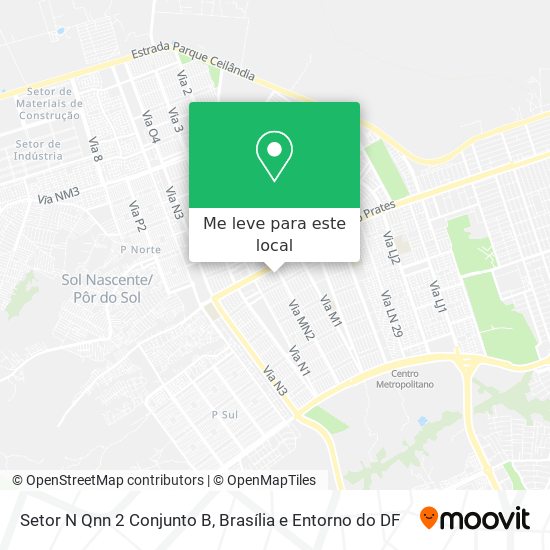 Setor N Qnn 2 Conjunto B mapa