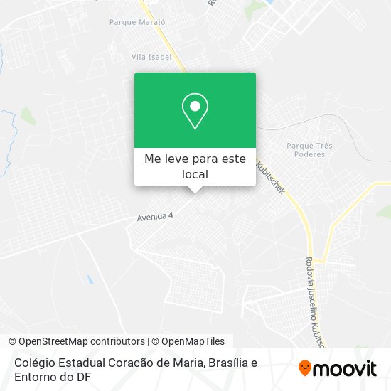 Colégio Estadual Coracão de Maria mapa