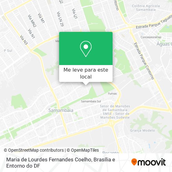 Maria de Lourdes Fernandes Coelho mapa