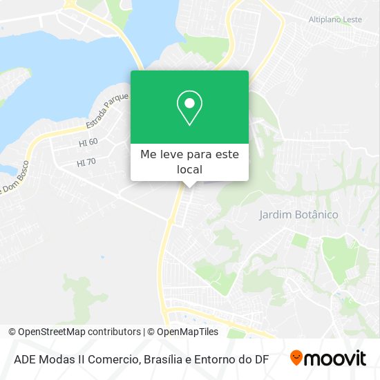 ADE Modas II Comercio mapa