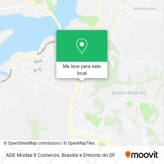 ADE Modas II Comercio mapa