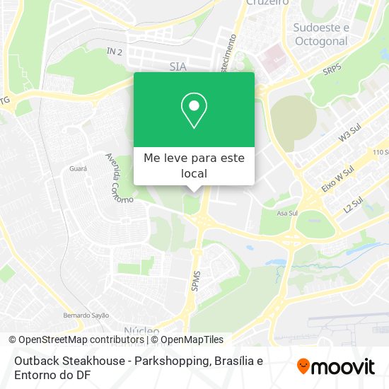 Outback Steakhouse - Parkshopping mapa