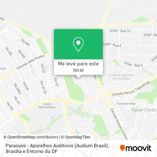 Paraouvir - Aparelhos Auditivos (Audium Brasil) mapa