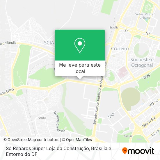 Só Reparos Super Loja da Construção mapa