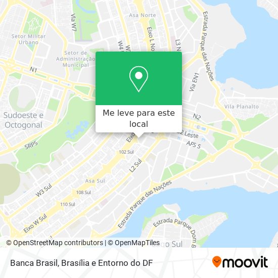 Banca Brasil mapa