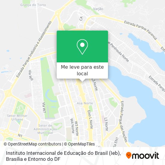 Instituto Internacional de Educação do Brasil (Ieb) mapa
