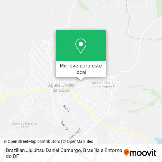 Brazilian Jiu Jitsu Daniel Camargo mapa