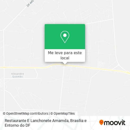 Restaurante E Lanchonete Amamda mapa