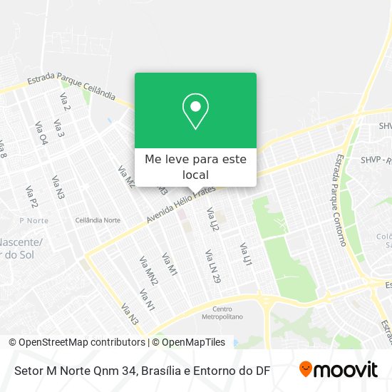 Setor M Norte Qnm 34 mapa