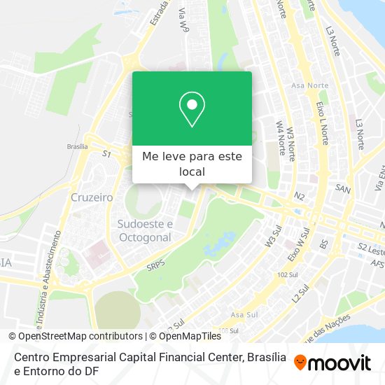 Centro Empresarial Capital Financial Center mapa