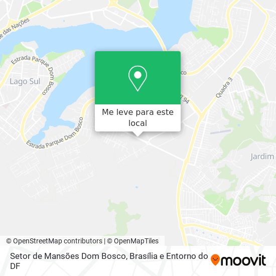 Setor de Mansões Dom Bosco mapa