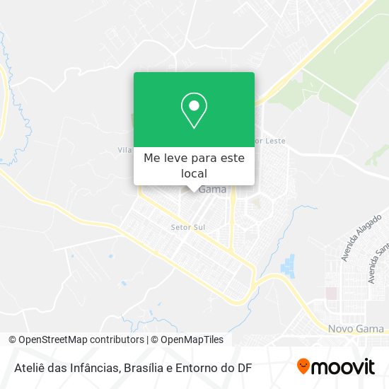 Ateliê das Infâncias mapa