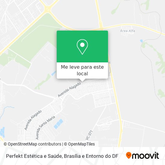 Perfekt Estética e Saúde mapa