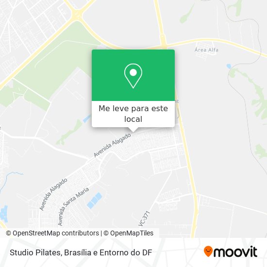 Studio Pilates mapa