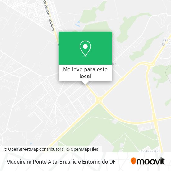 Madeireira Ponte Alta mapa