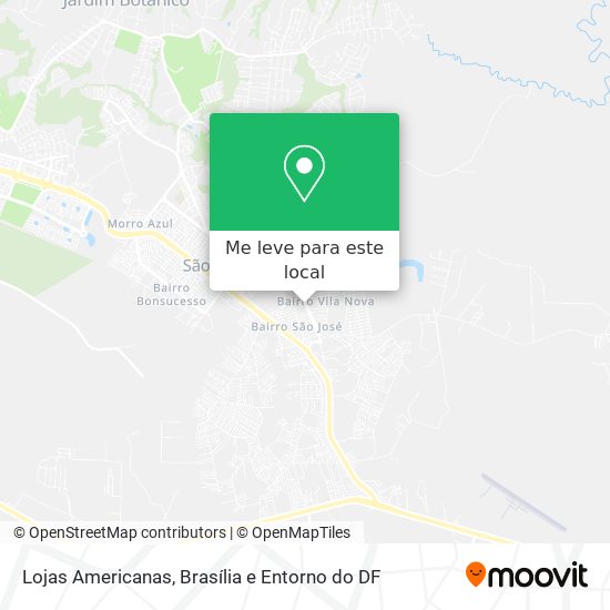Lojas Americanas mapa