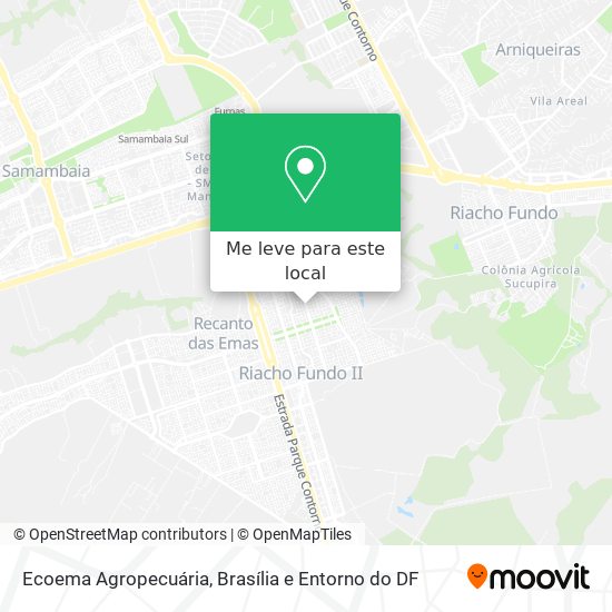 Ecoema Agropecuária mapa
