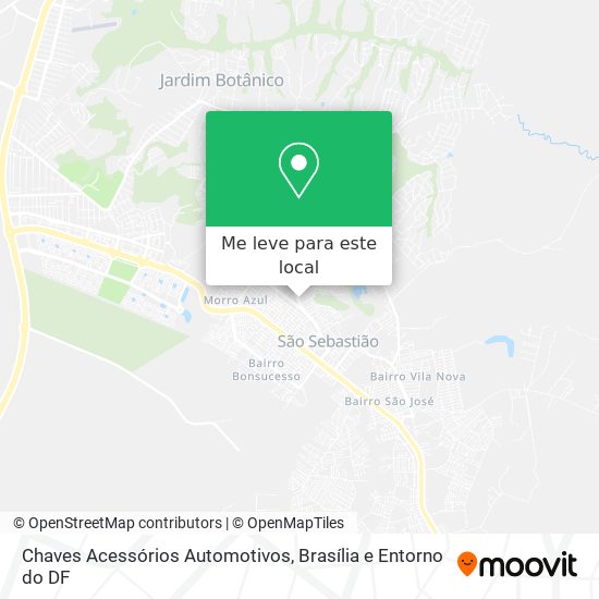 Chaves Acessórios Automotivos mapa
