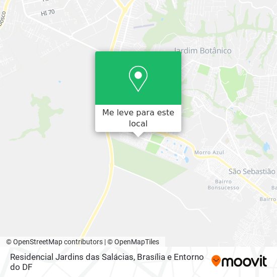 Residencial Jardins das Salácias mapa