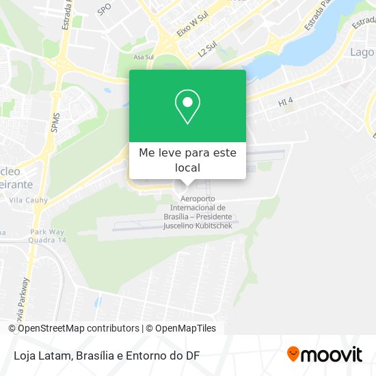 Loja Latam mapa