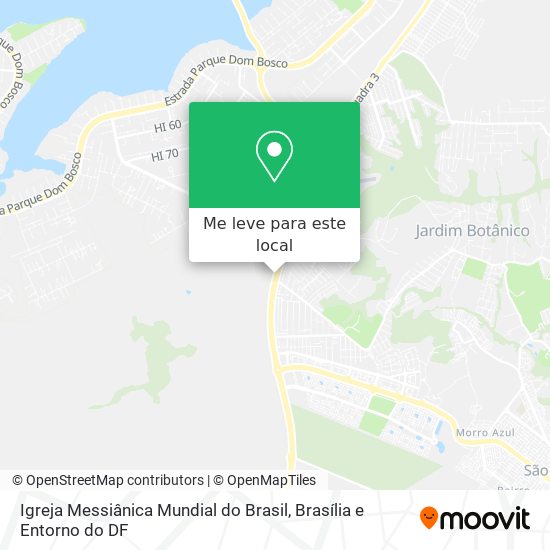 Igreja Messiânica Mundial do Brasil mapa