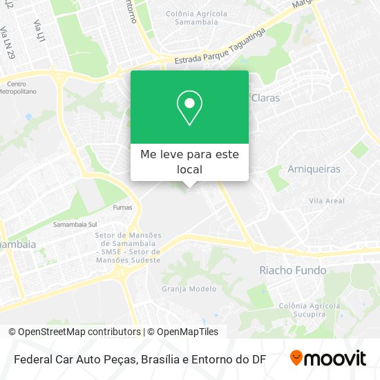 Federal Car Auto Peças mapa