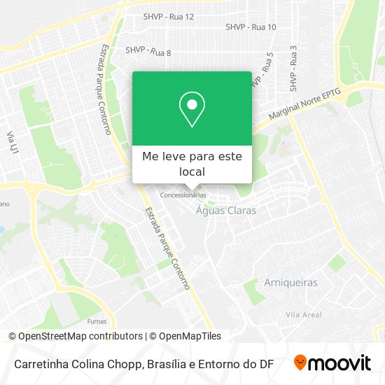 Carretinha Colina Chopp mapa