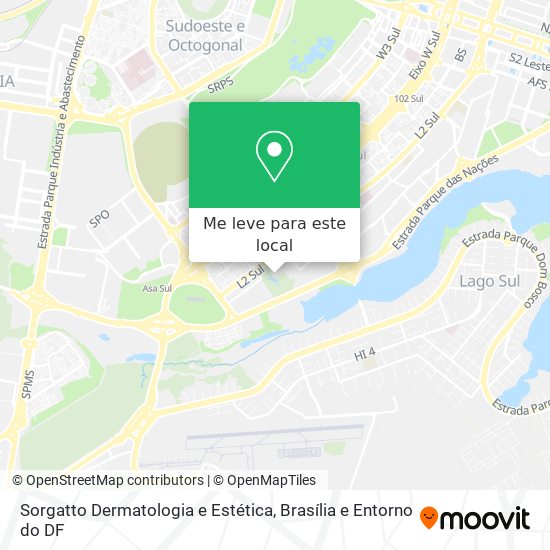 Sorgatto Dermatologia e Estética mapa